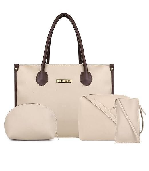 LEGAL BRIBE Textured Tote Bag Combo Of 4