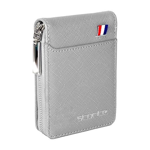 9 Slot Vertical Credit Debit Card Holder Money Wallet