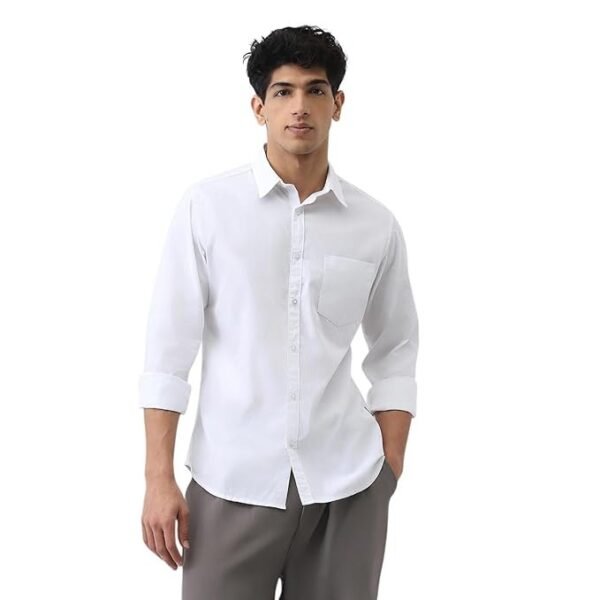 Urbano Fashion Men's Cotton Full Casual Solid Shirt